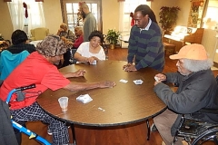 Card Collaboration: Residents win a dollar if they win the game